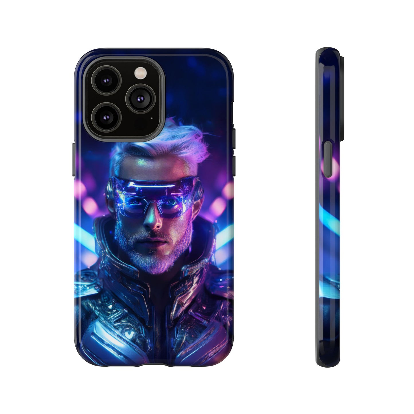 Futuristic Cyberpunk Male Cell Phone Case 020