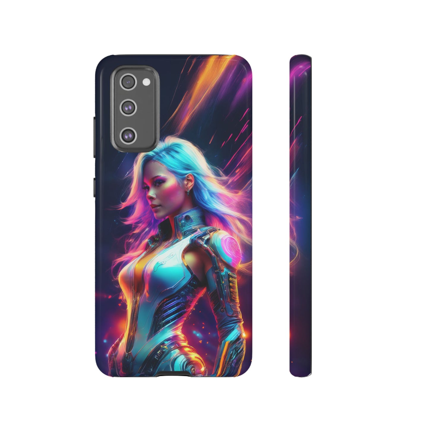 Futuristic Cyberpunk Female Cell Phone Case 012