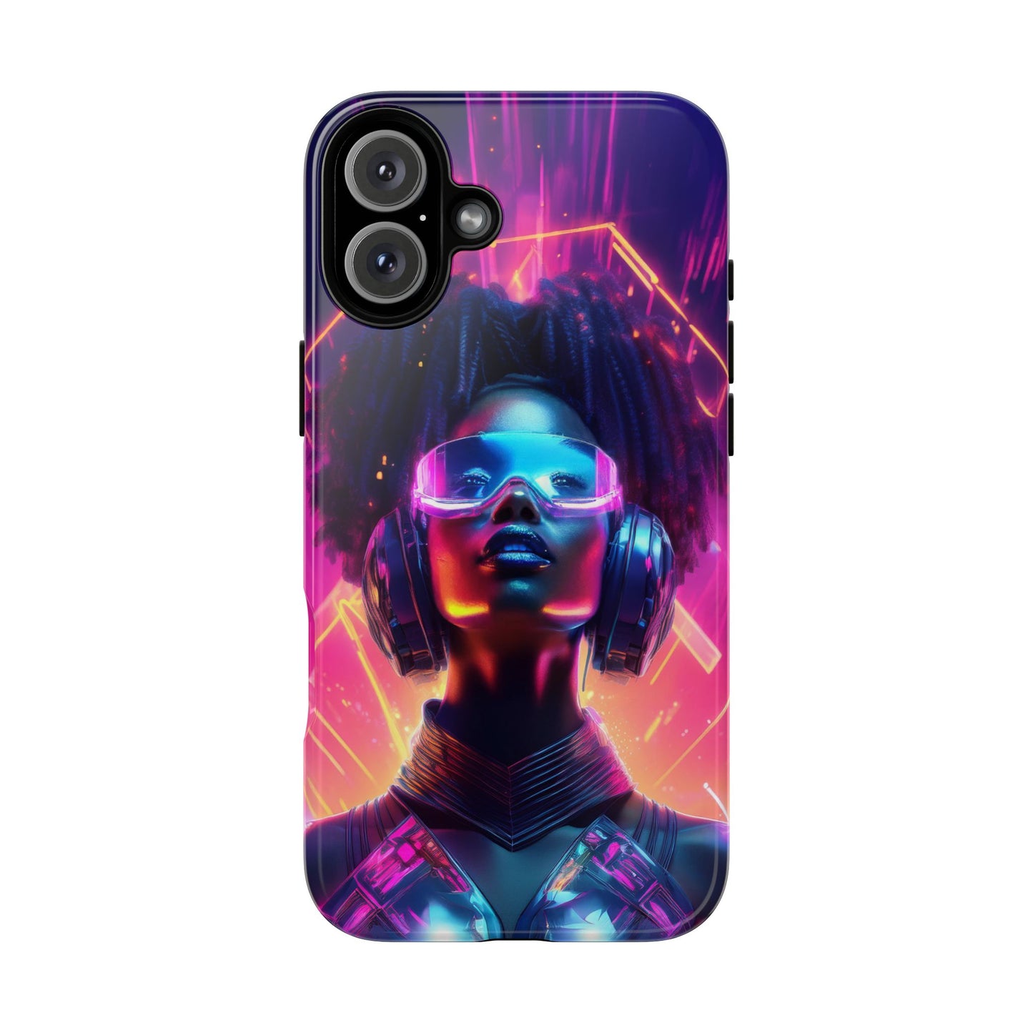 Futuristic Cyberpunk Female Cell Phone Case 030