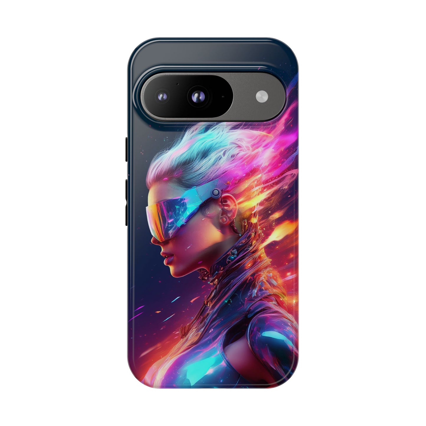 Futuristic Cyberpunk Female Cell Phone Case 025