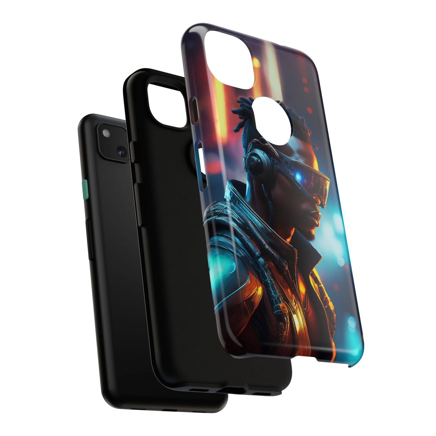 Futuristic Cyberpunk Male Cell Phone Case 016