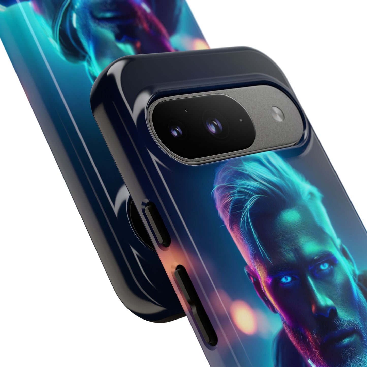 Futuristic Cyberpunk Male Cell Phone Case 023