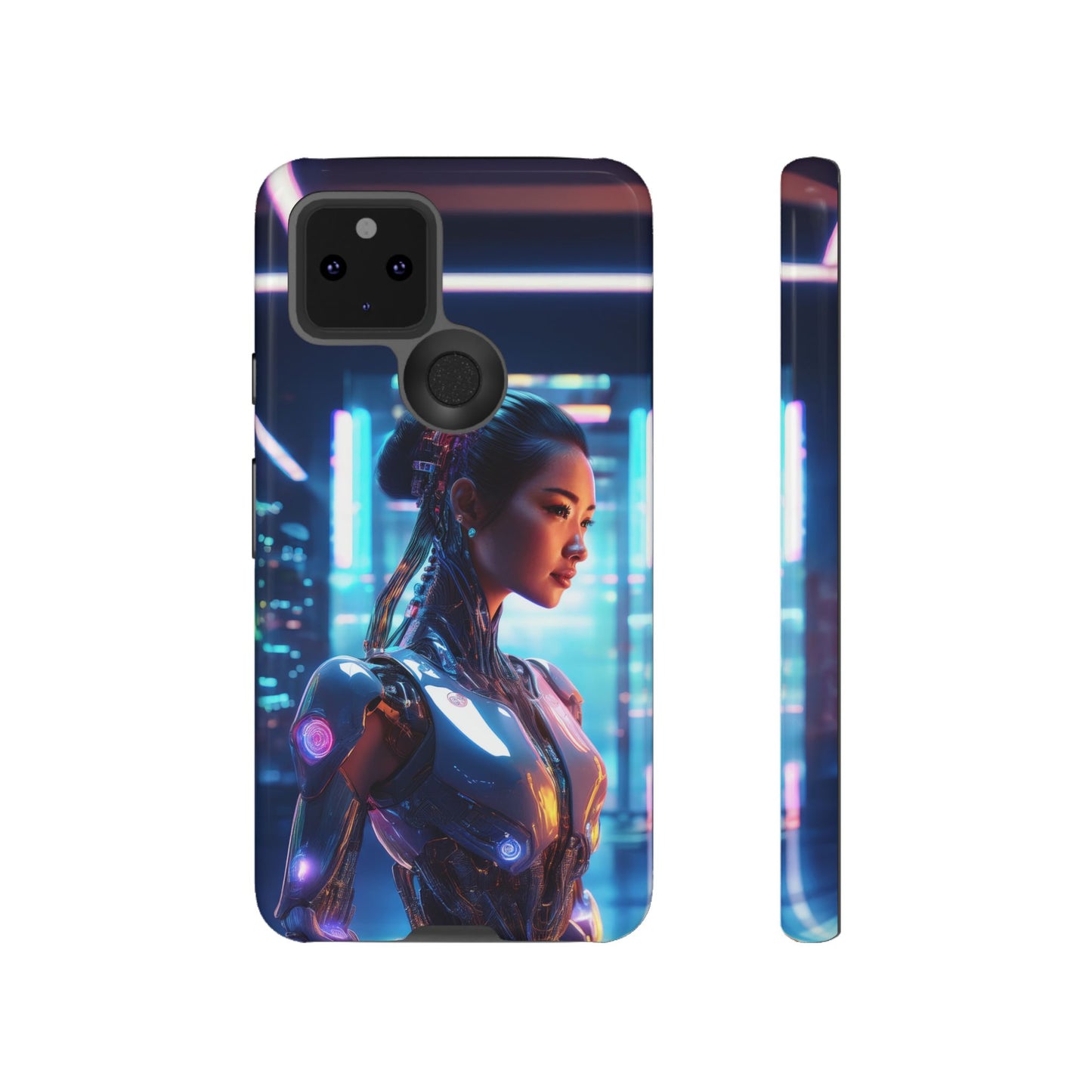 Futuristic Human Android Hybrid Cell Phone Case 013