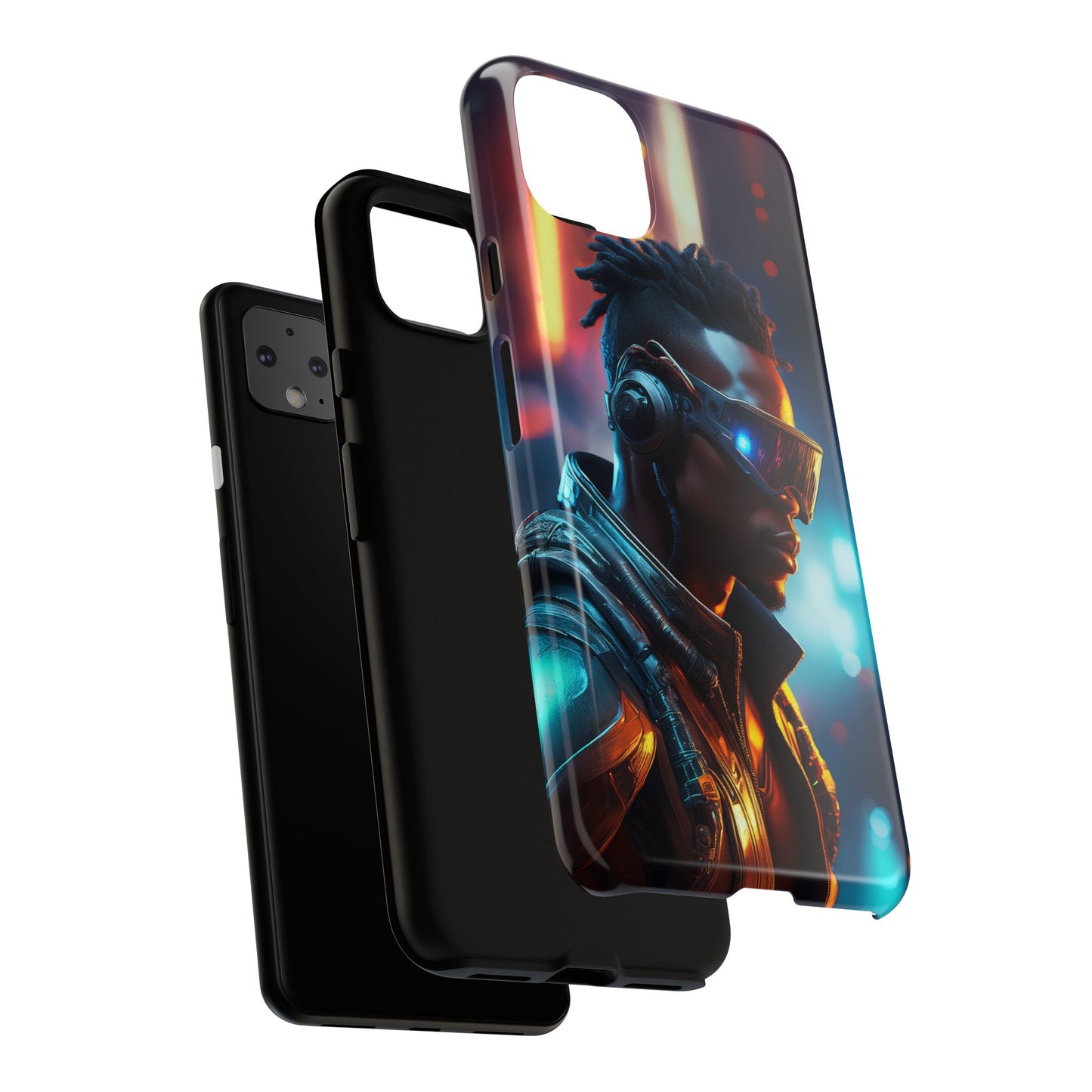 Futuristic Cyberpunk Male Cell Phone Case 016