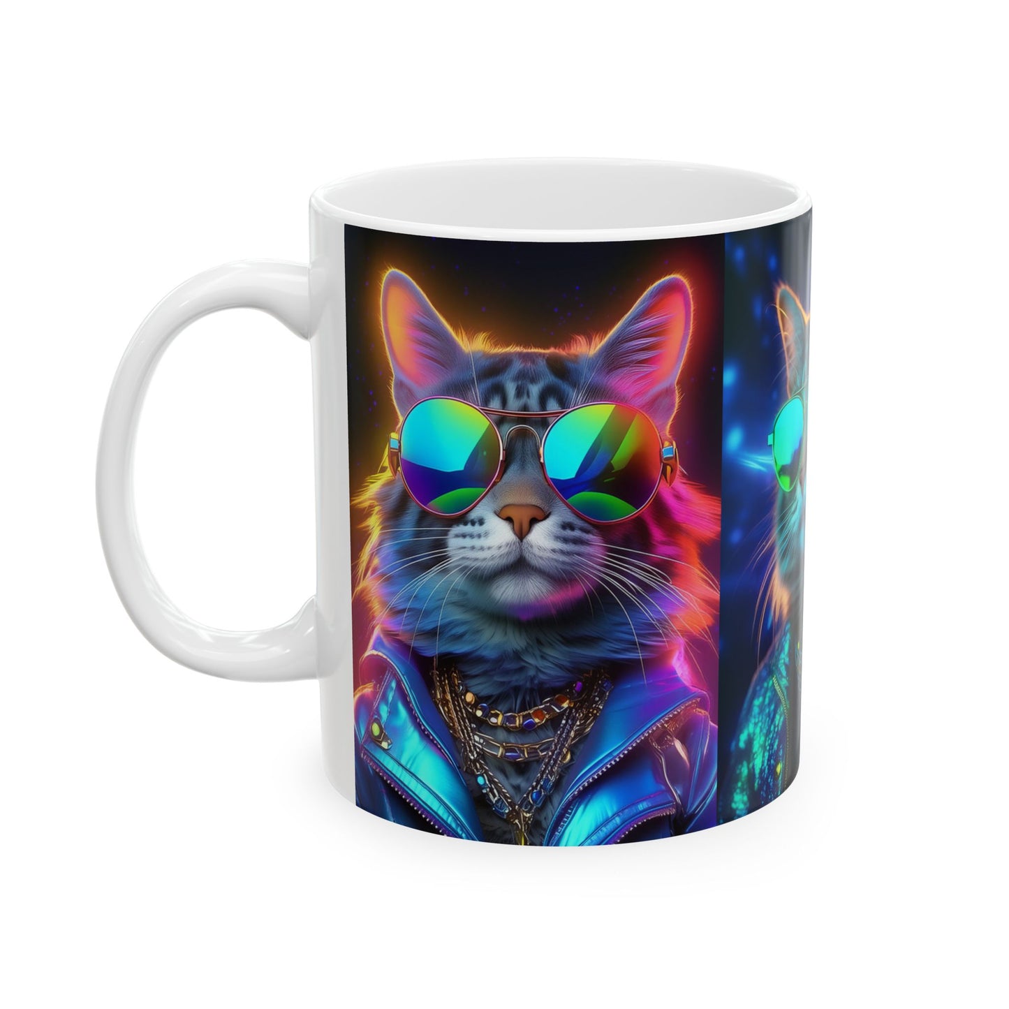 Cool Cats Ceramic Mug, (11oz, 15oz)