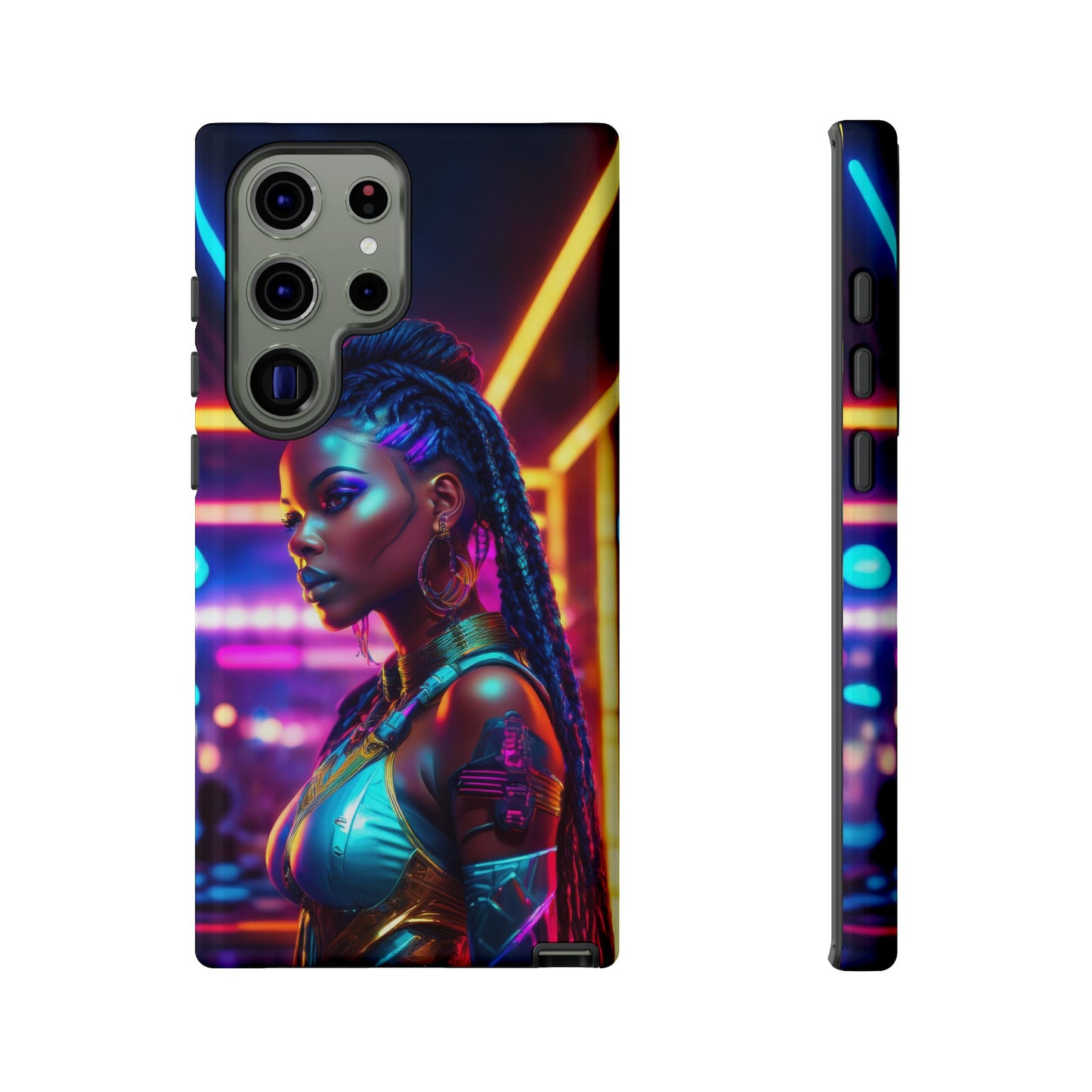 Futuristic Cyberpunk Female Cell Phone Case 006