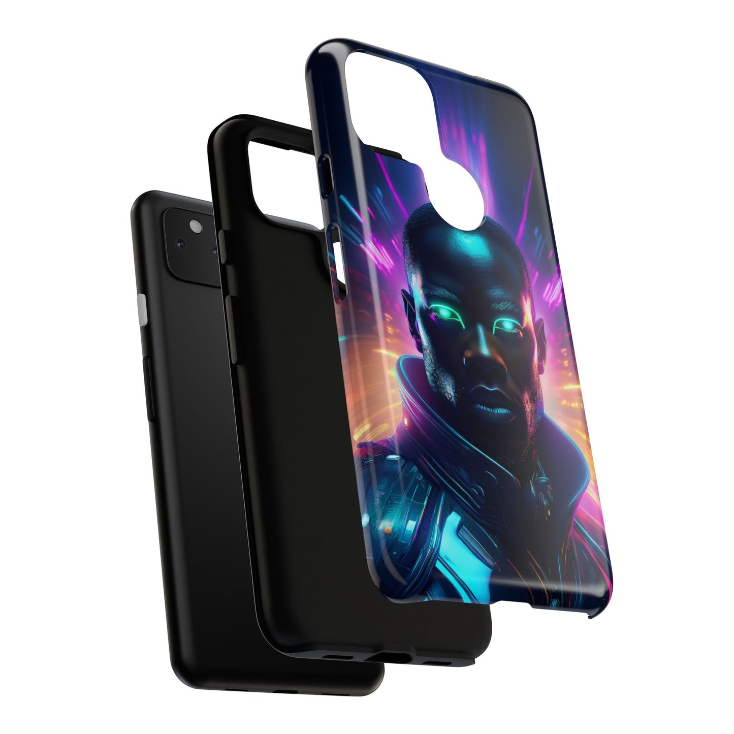 Futuristic Cyberpunk Male Cell Phone Case 022