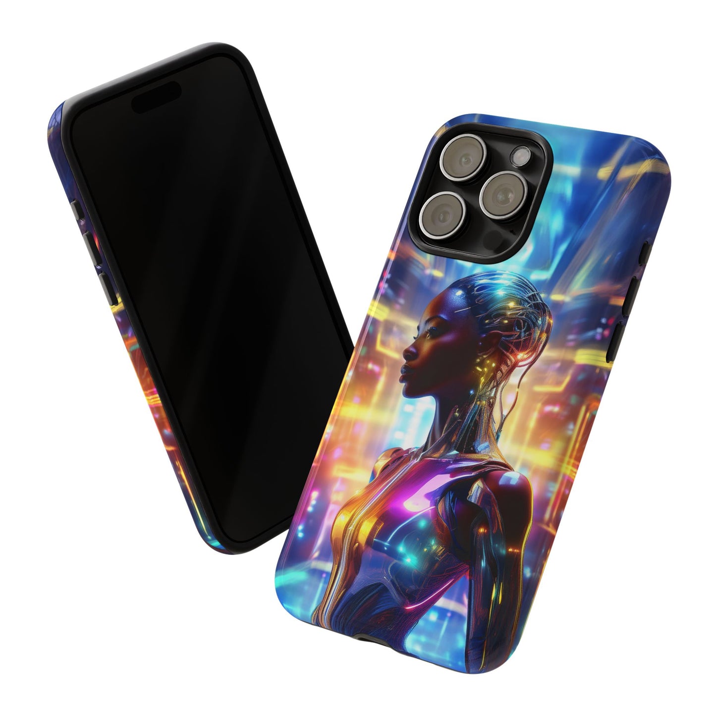 Futuristic Human Android Hybrid Cell Phone Case 011