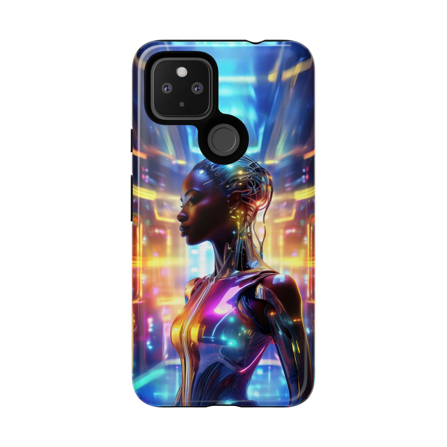 Futuristic Human Android Hybrid Cell Phone Case 011