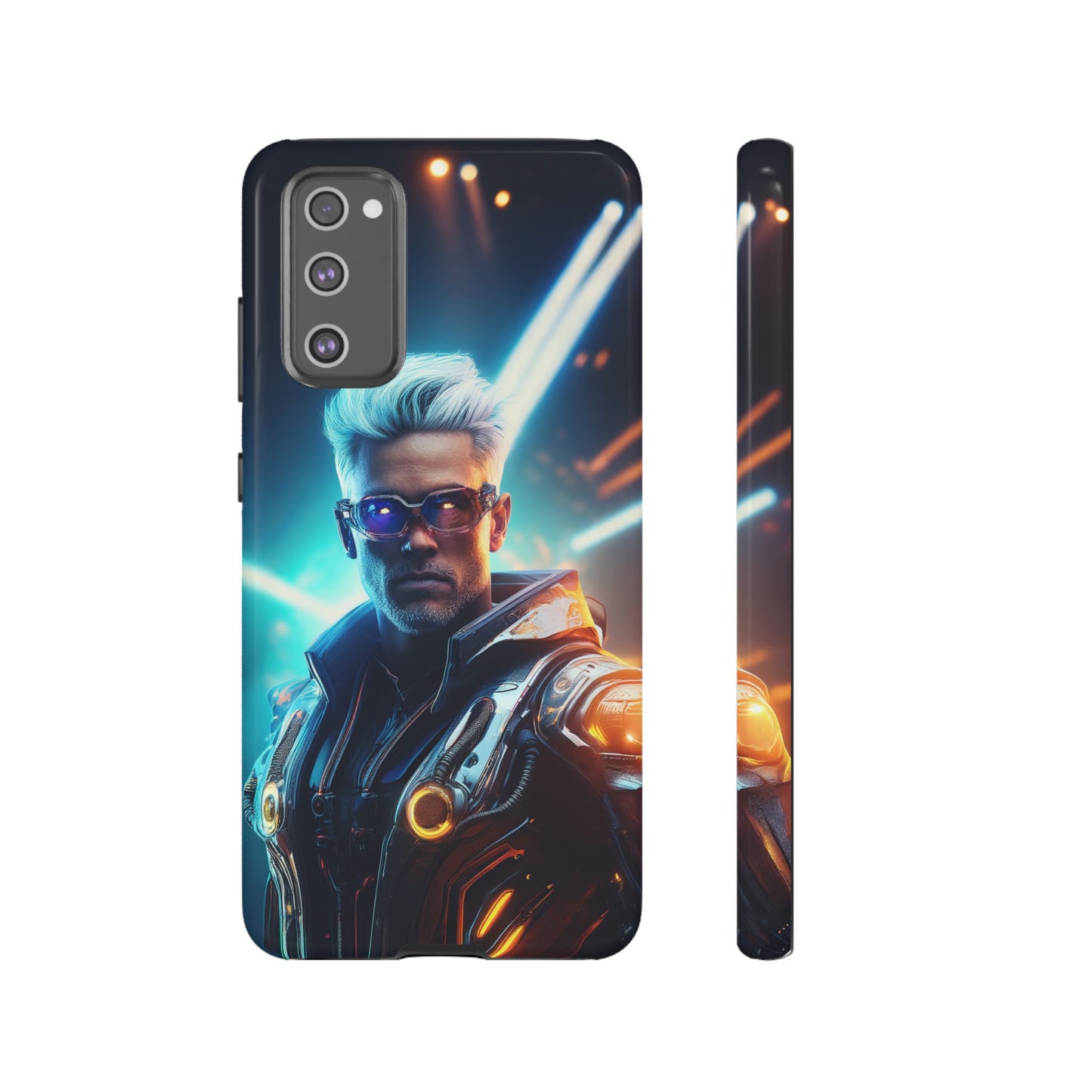 Futuristic Cyberpunk Male Cell Phone Case 013