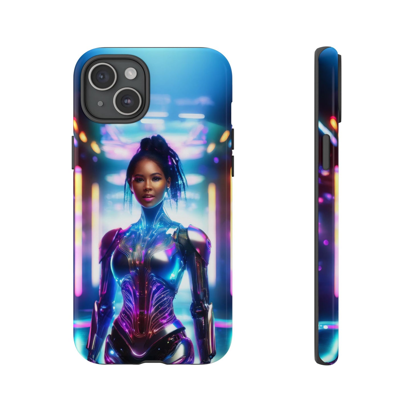 Futuristic Human Android Hybrid Cell Phone Case 009