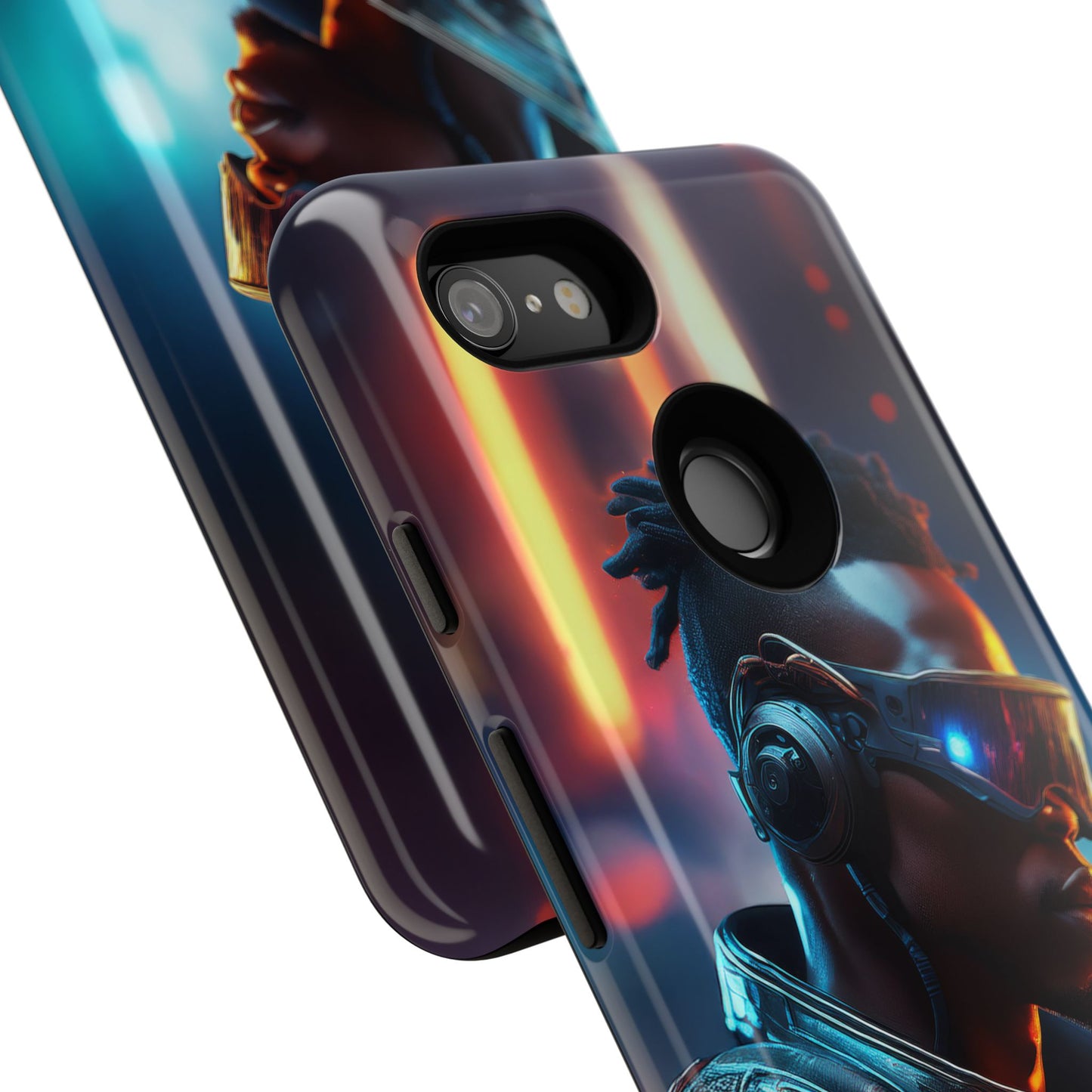 Futuristic Cyberpunk Male Cell Phone Case 016