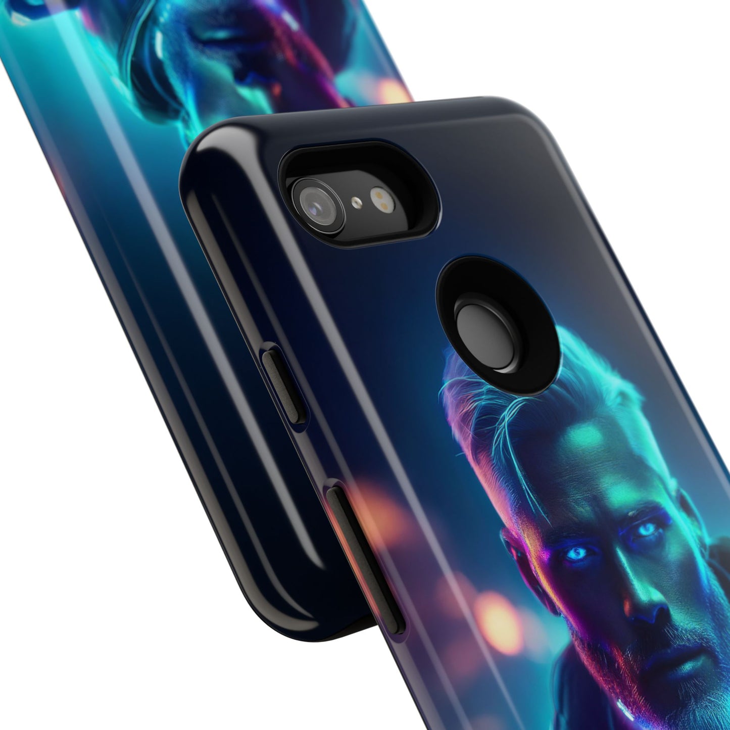 Futuristic Cyberpunk Male Cell Phone Case 023