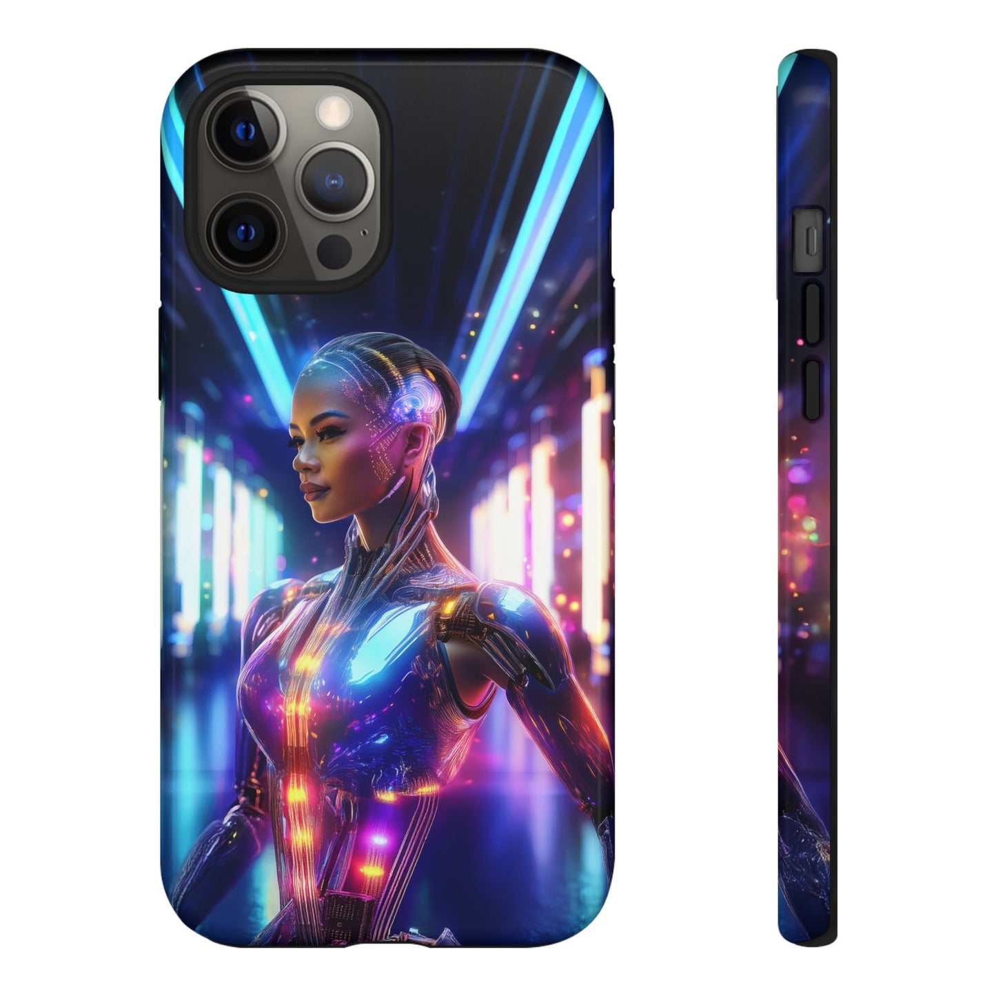 Futuristic Human Android Hybrid Cell Phone Case 010