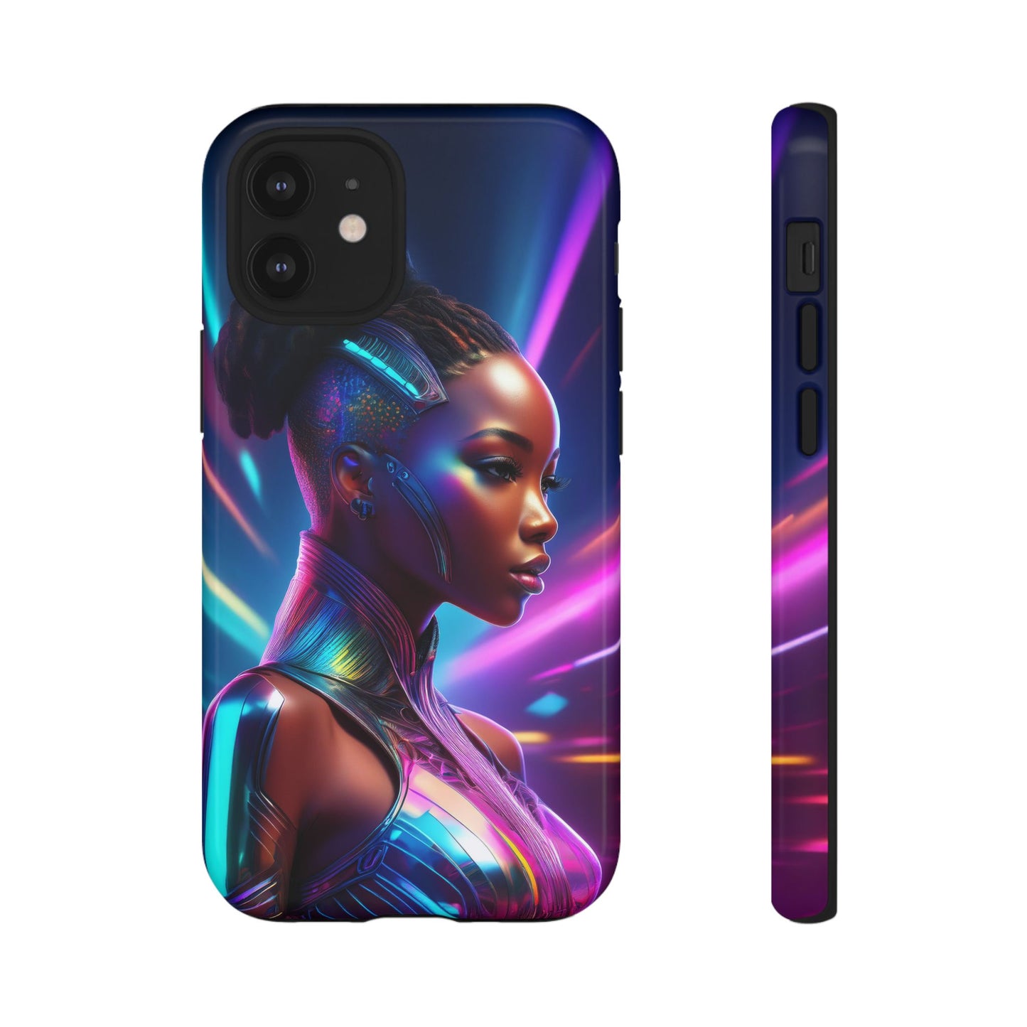 Futuristic Cyberpunk Female Cell Phone Case 014