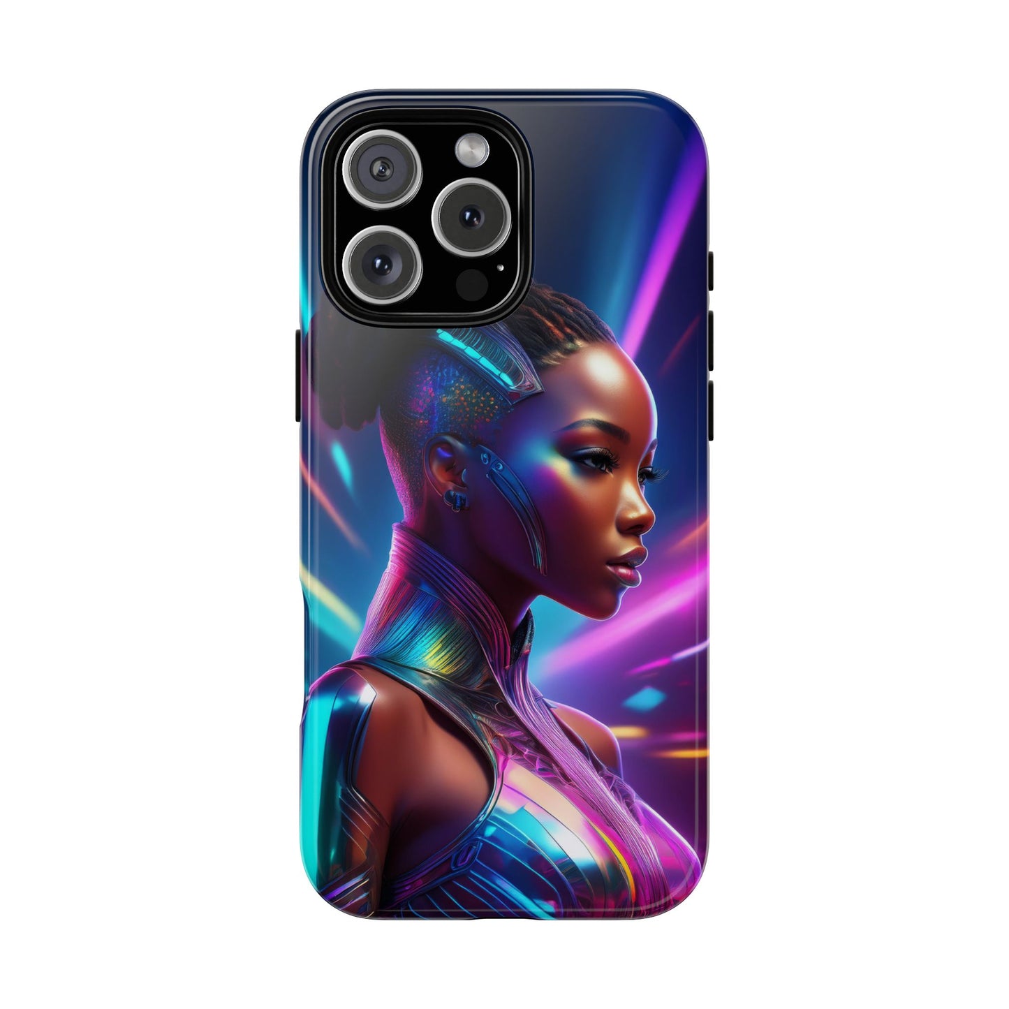 Futuristic Cyberpunk Female Cell Phone Case 014