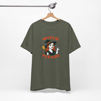 Witch Please Halloween Shirt – Sassy Retro Witch Graphic Tee for Funny Halloween Attitude