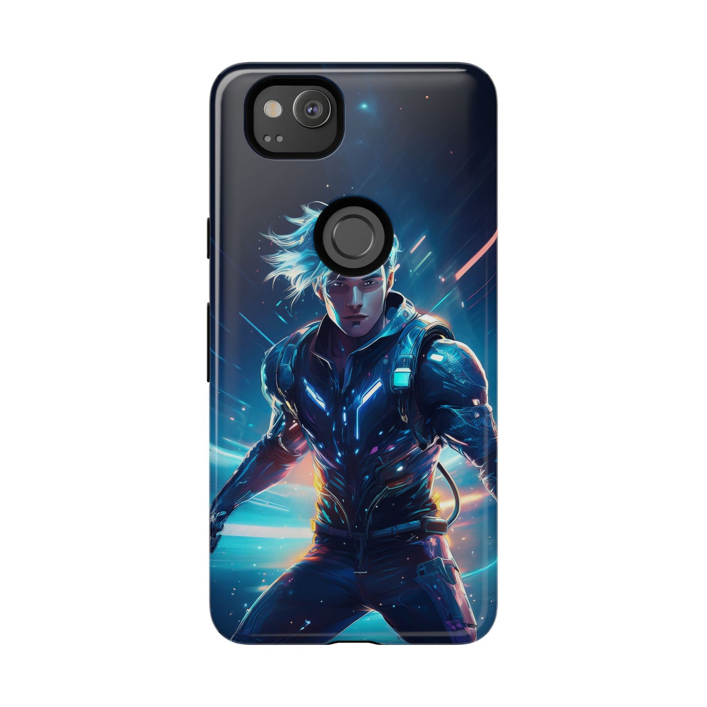 Futuristic Cyberpunk Male Cell Phone Case 024