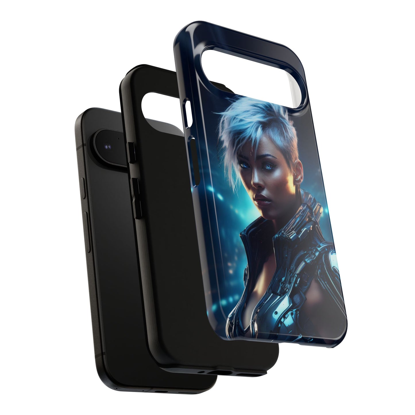 Futuristic Cyberpunk Female Cell Phone Case 027