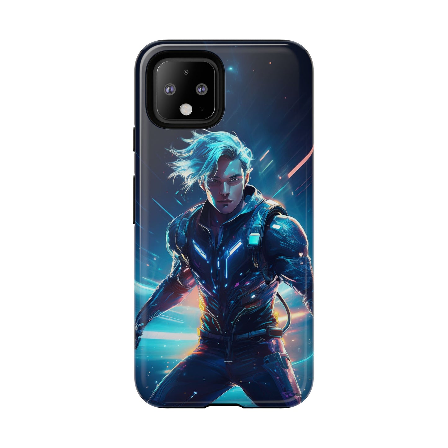 Futuristic Cyberpunk Male Cell Phone Case 024