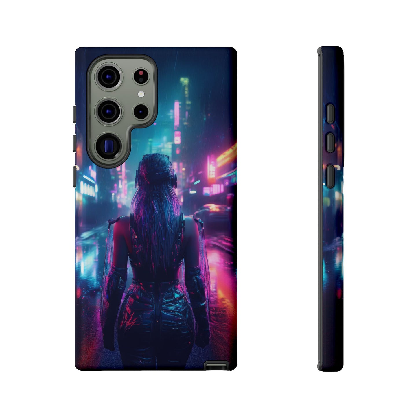 Futuristic Cyberpunk Female Cell Phone Case 032