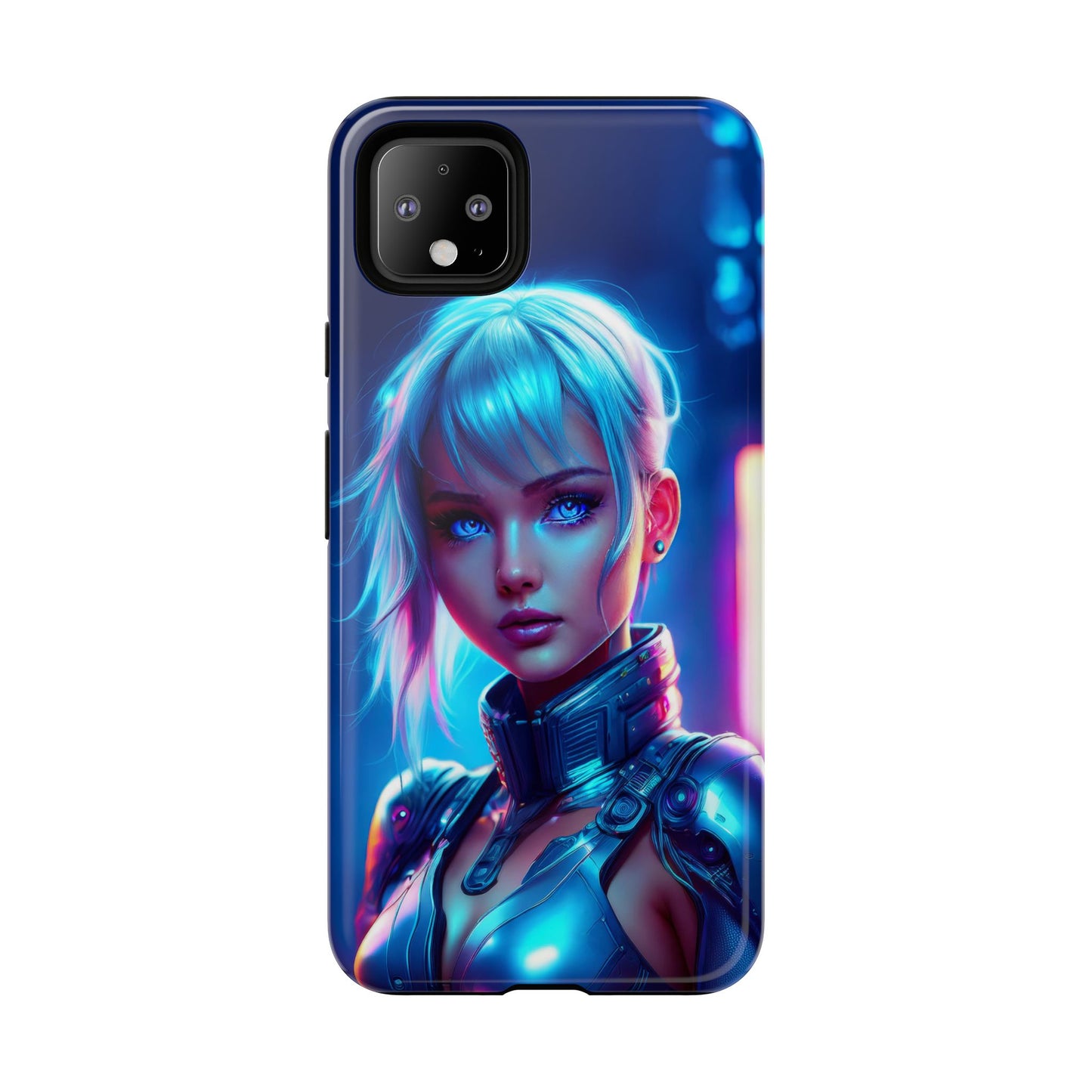 Futuristic Cyberpunk Female Cell Phone Case 013