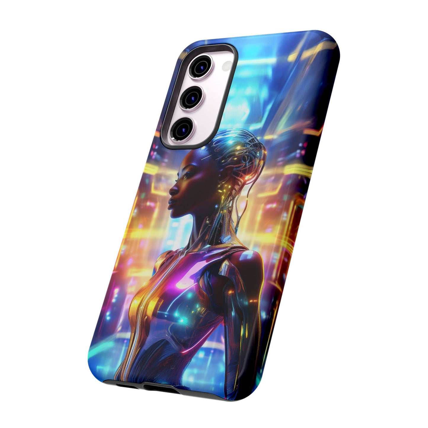 Futuristic Human Android Hybrid Cell Phone Case 011