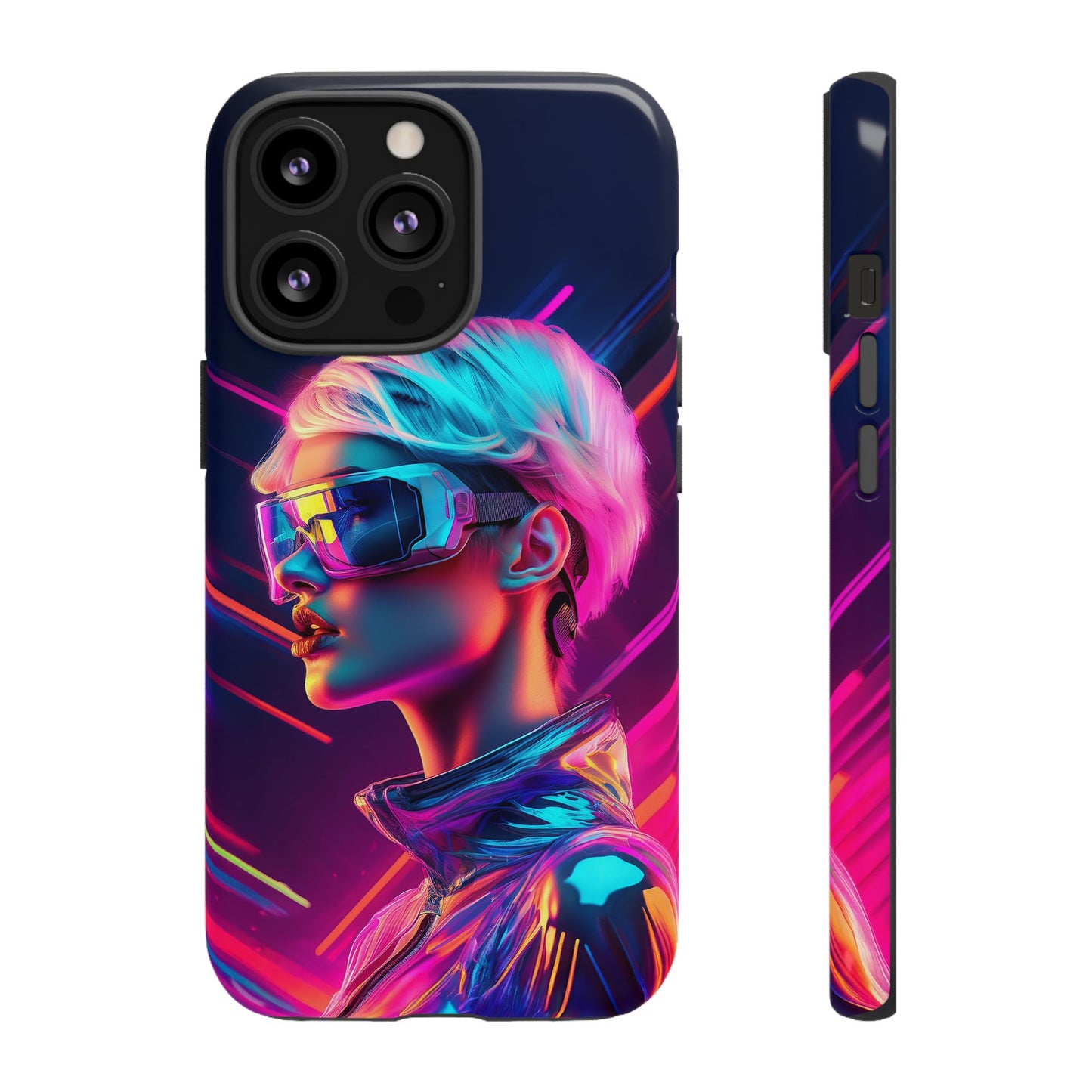 Futuristic Cyberpunk Female Cell Phone Case 031