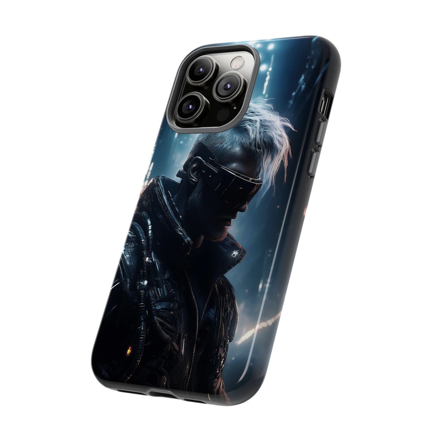 Futuristic Cyberpunk Male Cell Phone Case 025