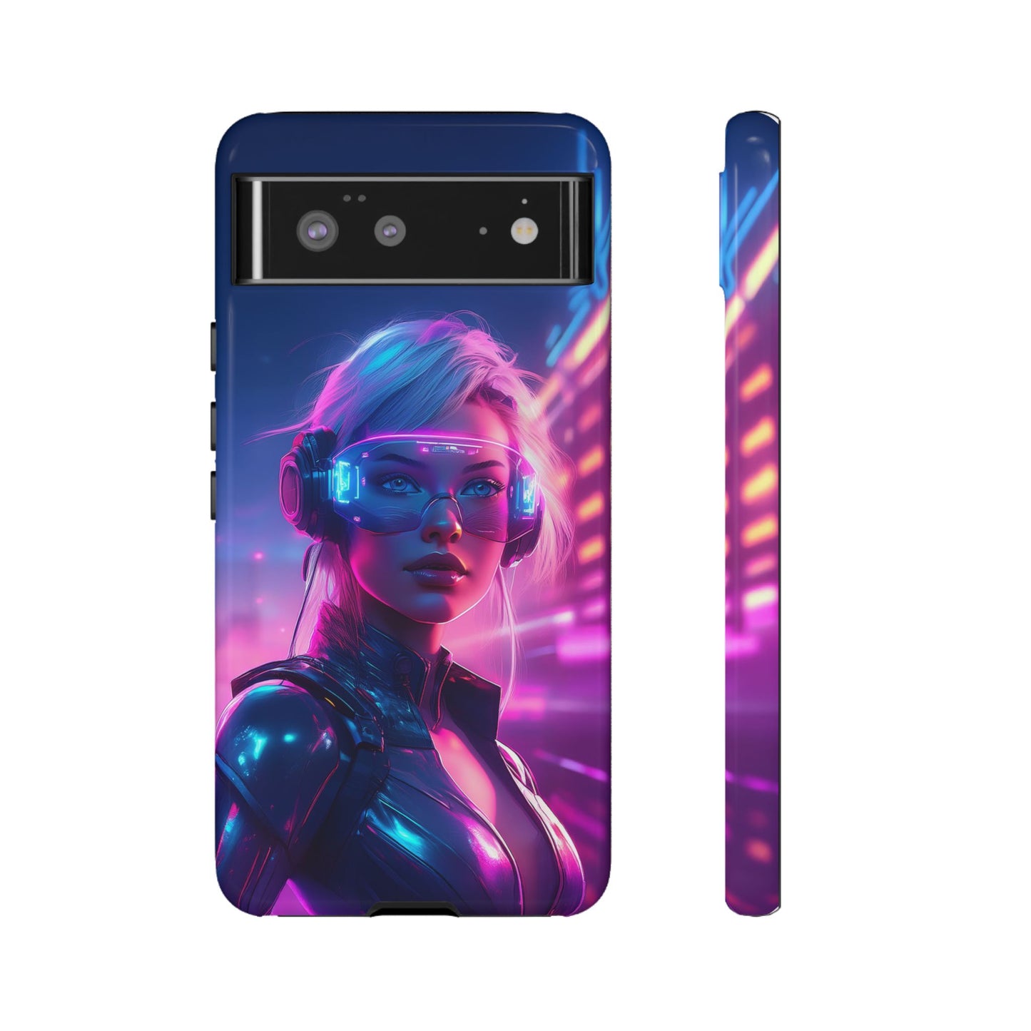 Futuristic Cyberpunk Female Cell Phone Case 029