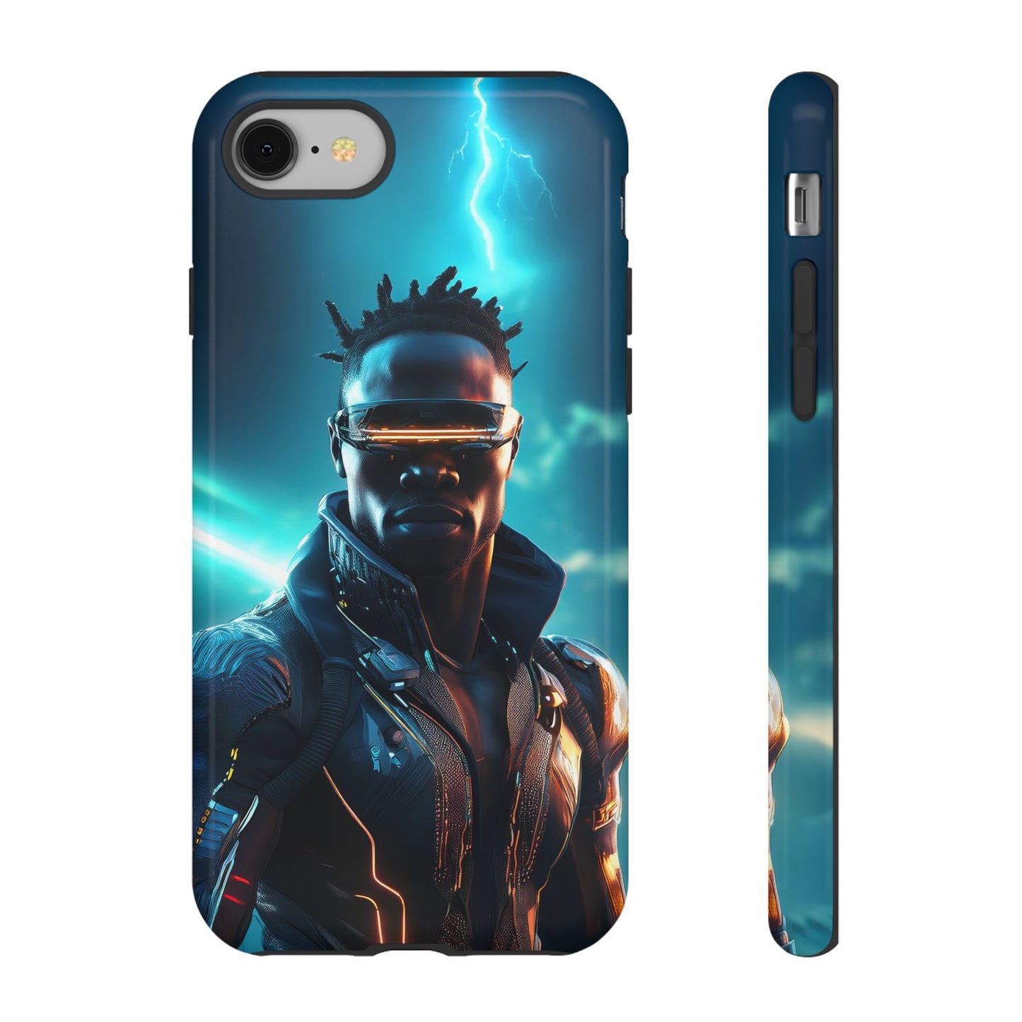 Futuristic Cyberpunk Male Cell Phone Case 014