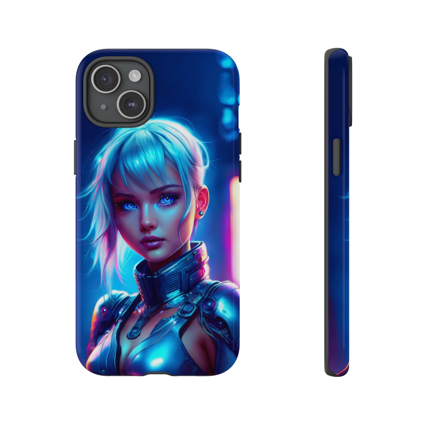 Futuristic Cyberpunk Female Cell Phone Case 013