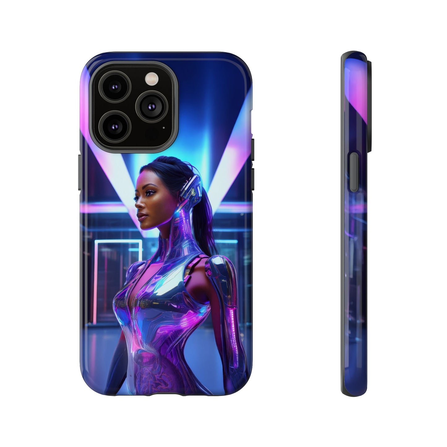 Futuristic Human Android Hybrid Cell Phone Case 017