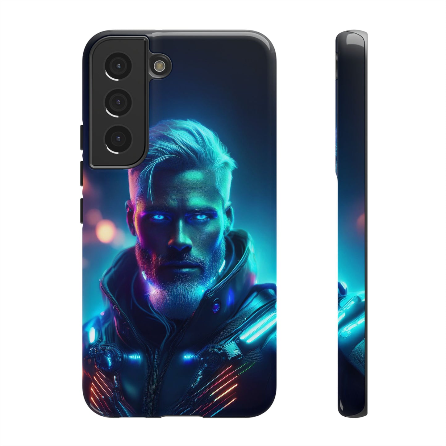 Futuristic Cyberpunk Male Cell Phone Case 023