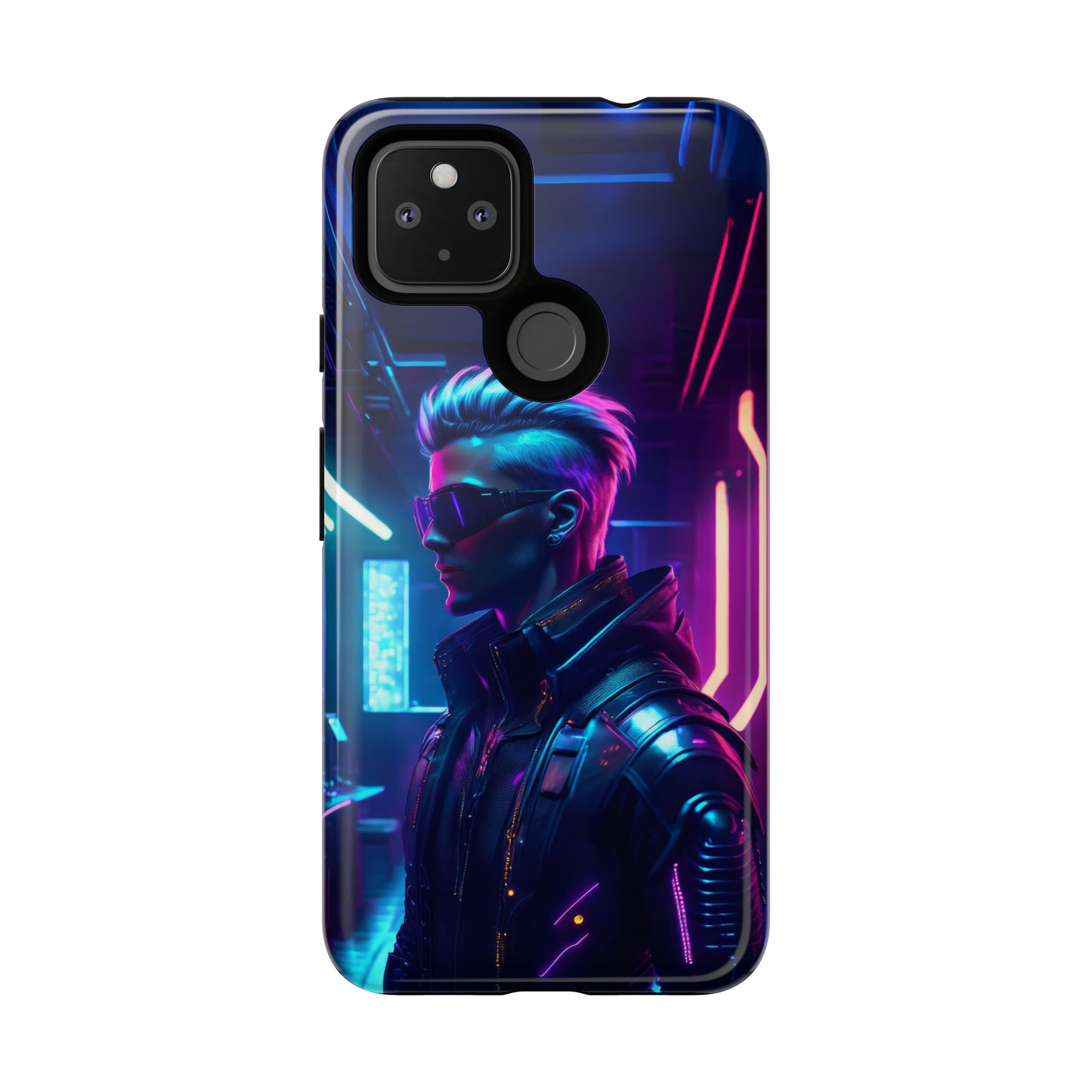 Futuristic Cyberpunk Male Cell Phone Case 002