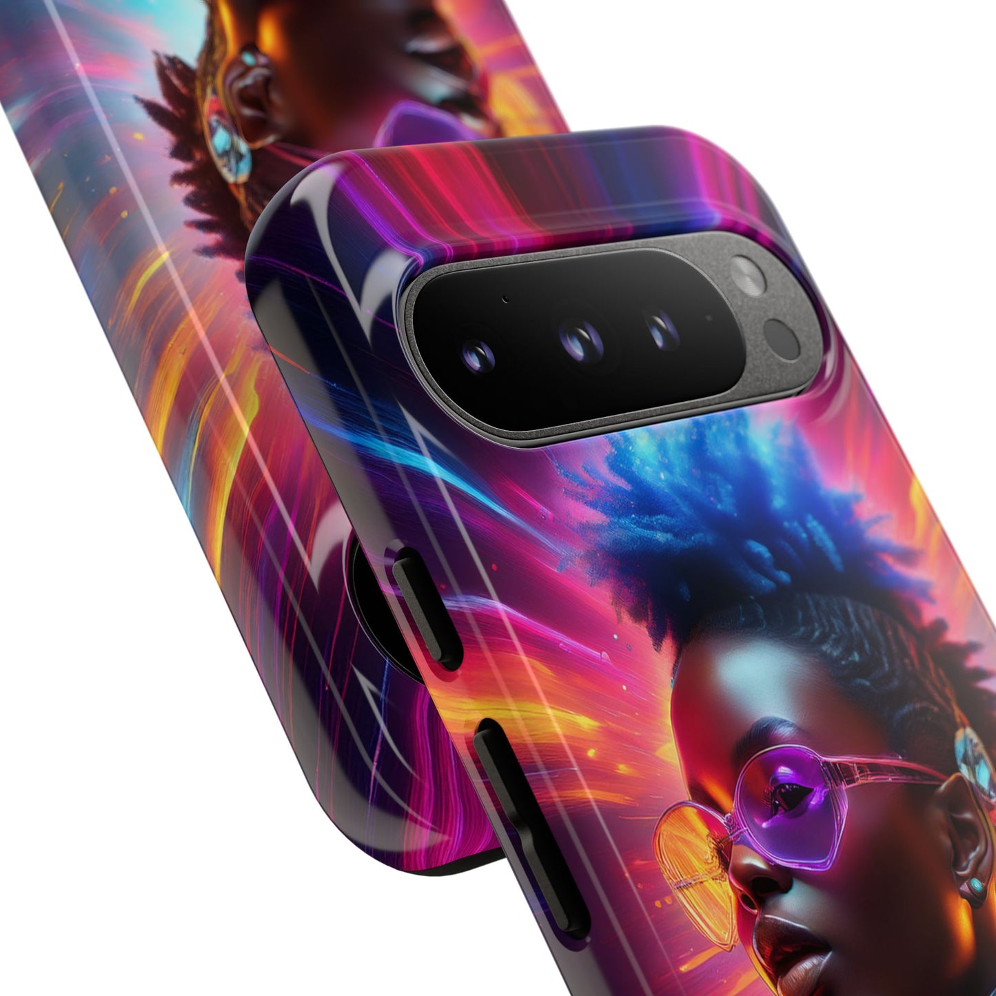 Futuristic Cyberpunk Female Cell Phone Case 026