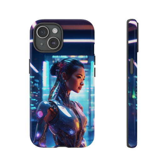 Futuristic Human Android Hybrid Cell Phone Case 013