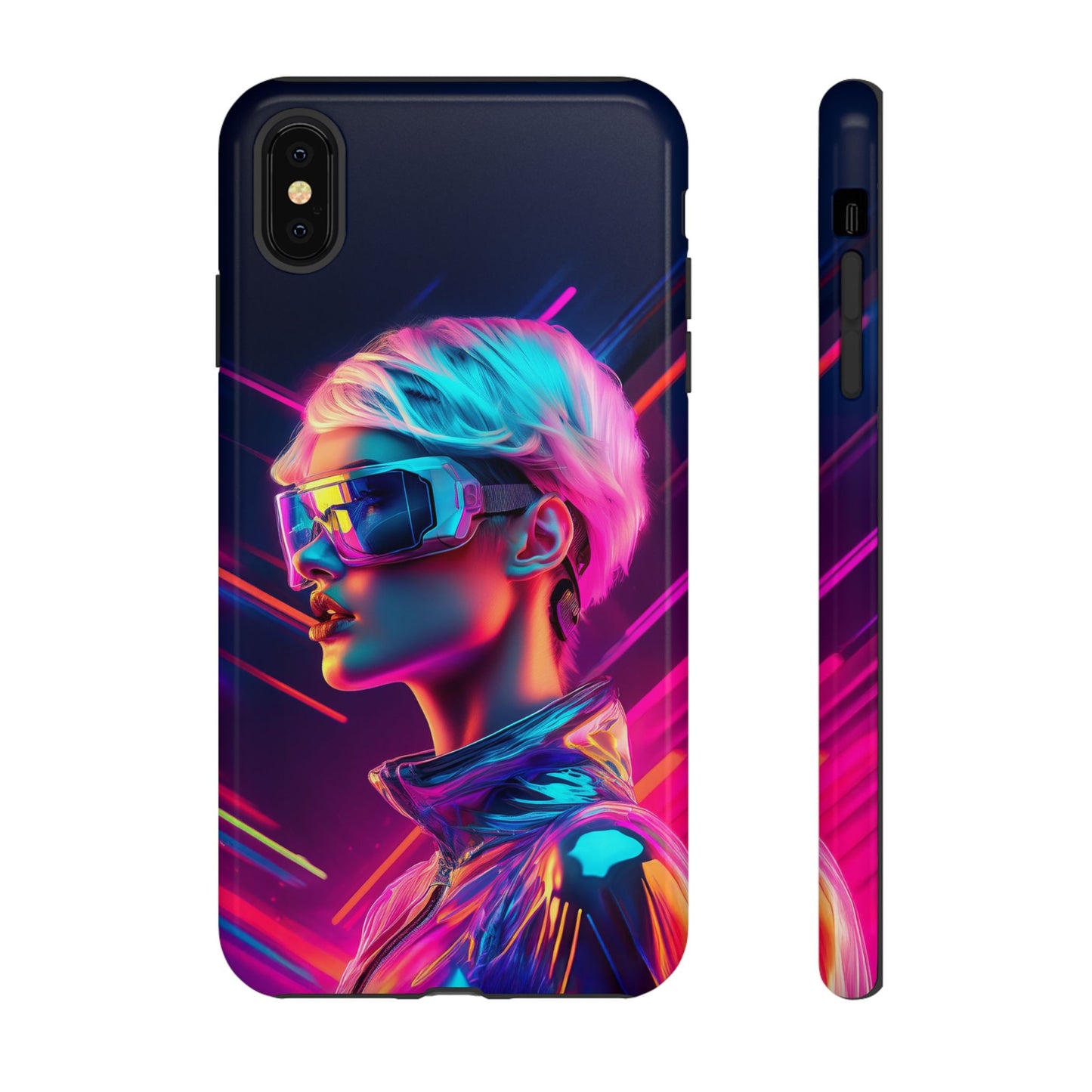 Futuristic Cyberpunk Female Cell Phone Case 031