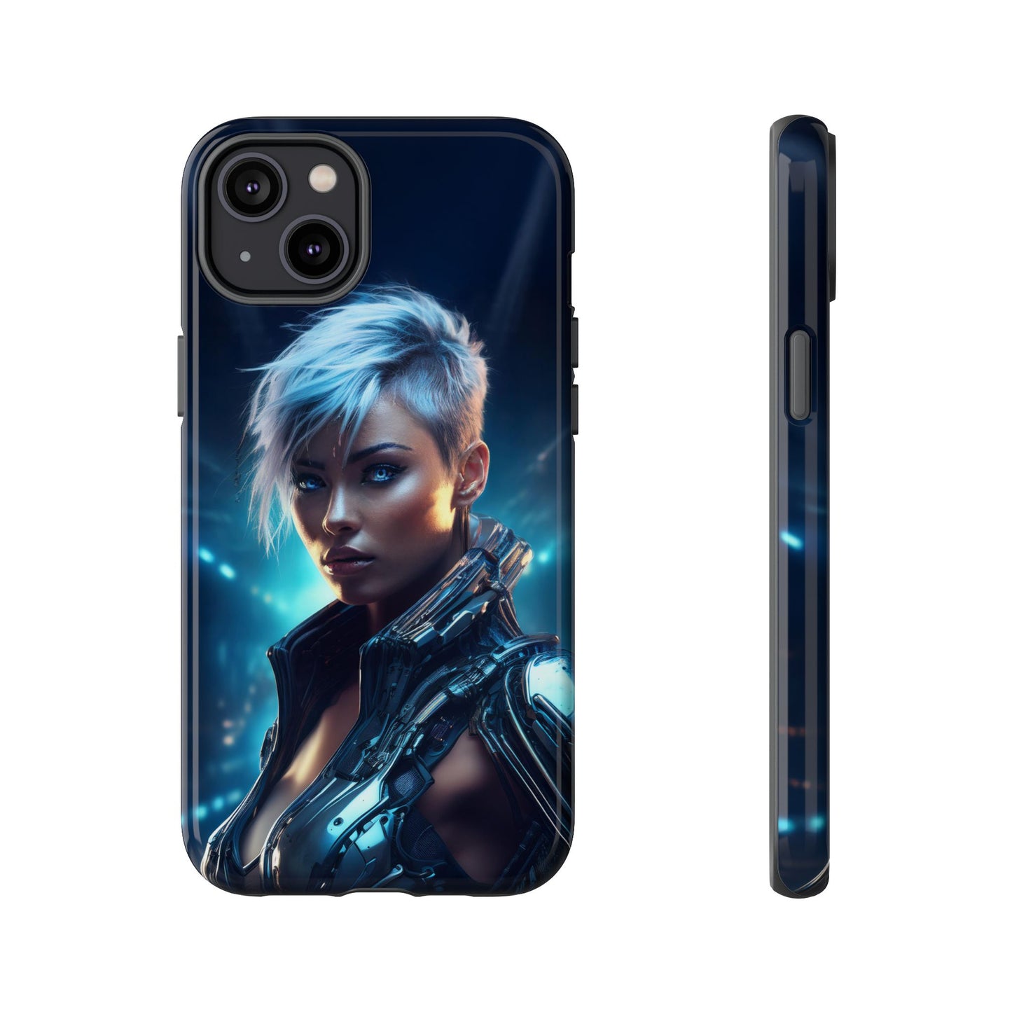 Futuristic Cyberpunk Female Cell Phone Case 027