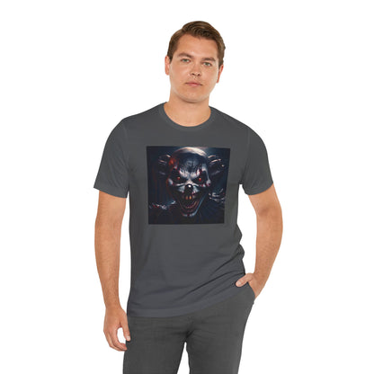 Terrifying Clown Face Halloween Shirt – Haunted Circus Horror Graphic Tee for Halloween Fright Fans