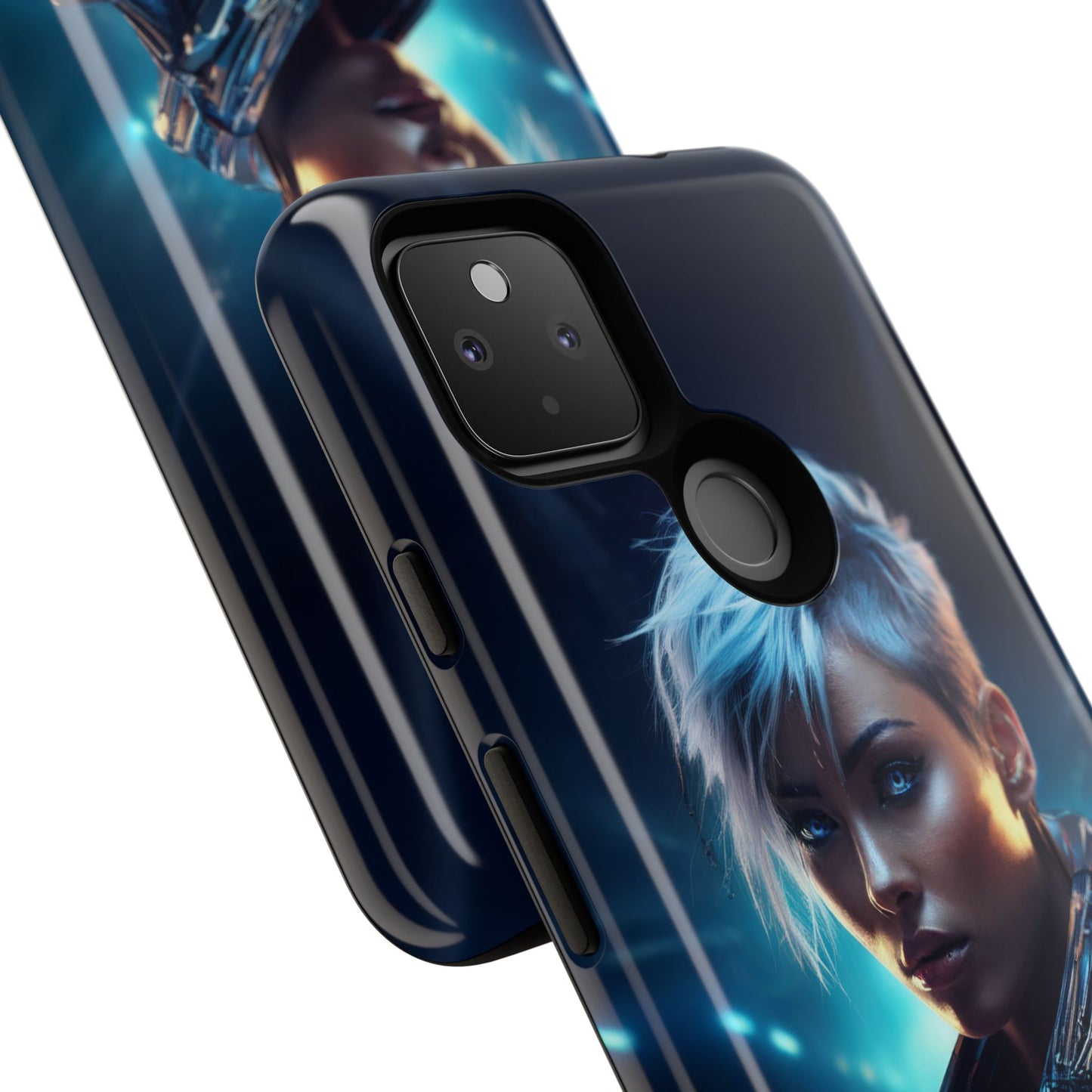 Futuristic Cyberpunk Female Cell Phone Case 027