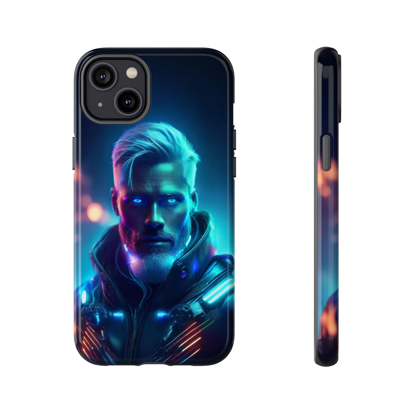 Futuristic Cyberpunk Male Cell Phone Case 023