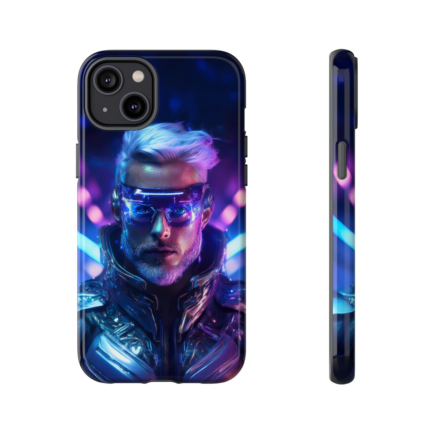 Futuristic Cyberpunk Male Cell Phone Case 020