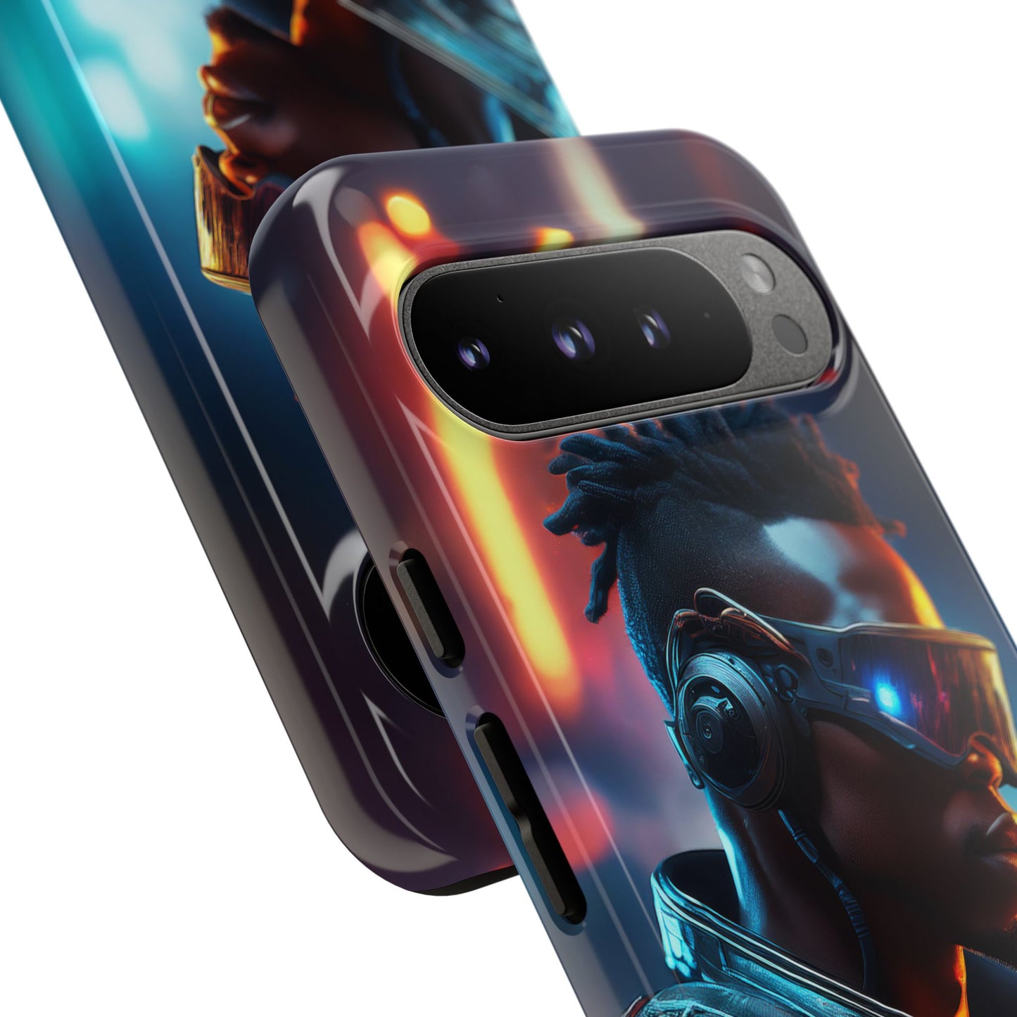 Futuristic Cyberpunk Male Cell Phone Case 016