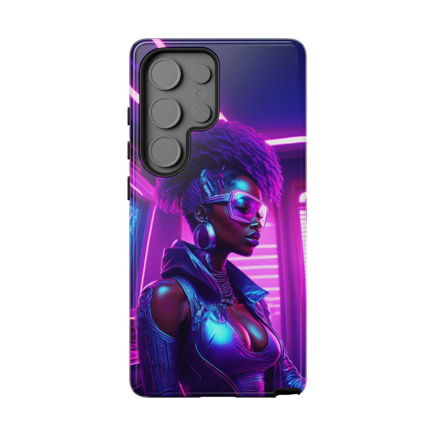 Futuristic Cyberpunk Female Cell Phone Case 004