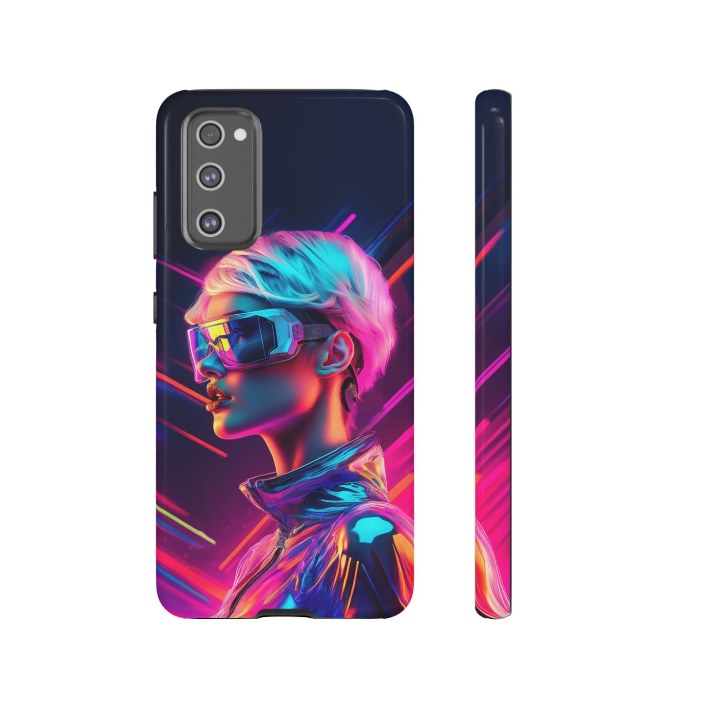 Futuristic Cyberpunk Female Cell Phone Case 031