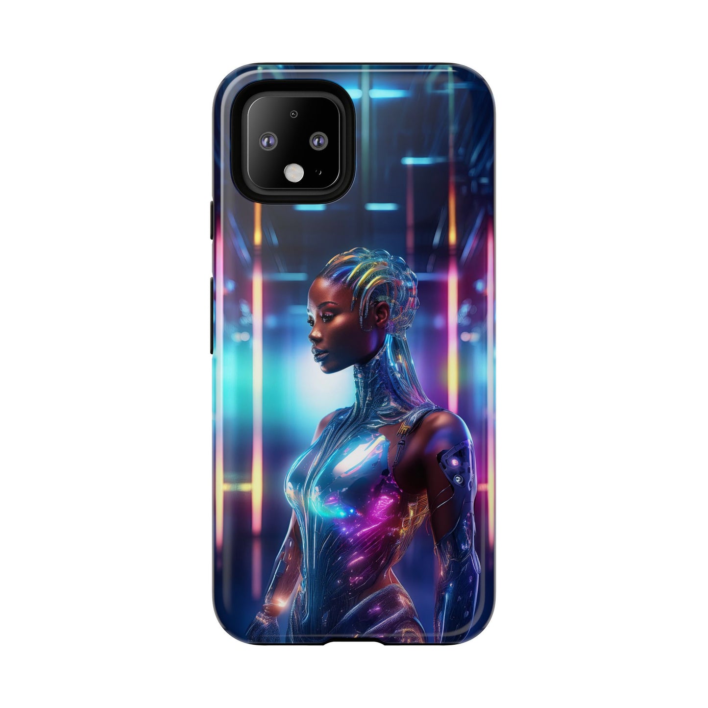 Futuristic Human Android Hybrid Cell Phone Case 014