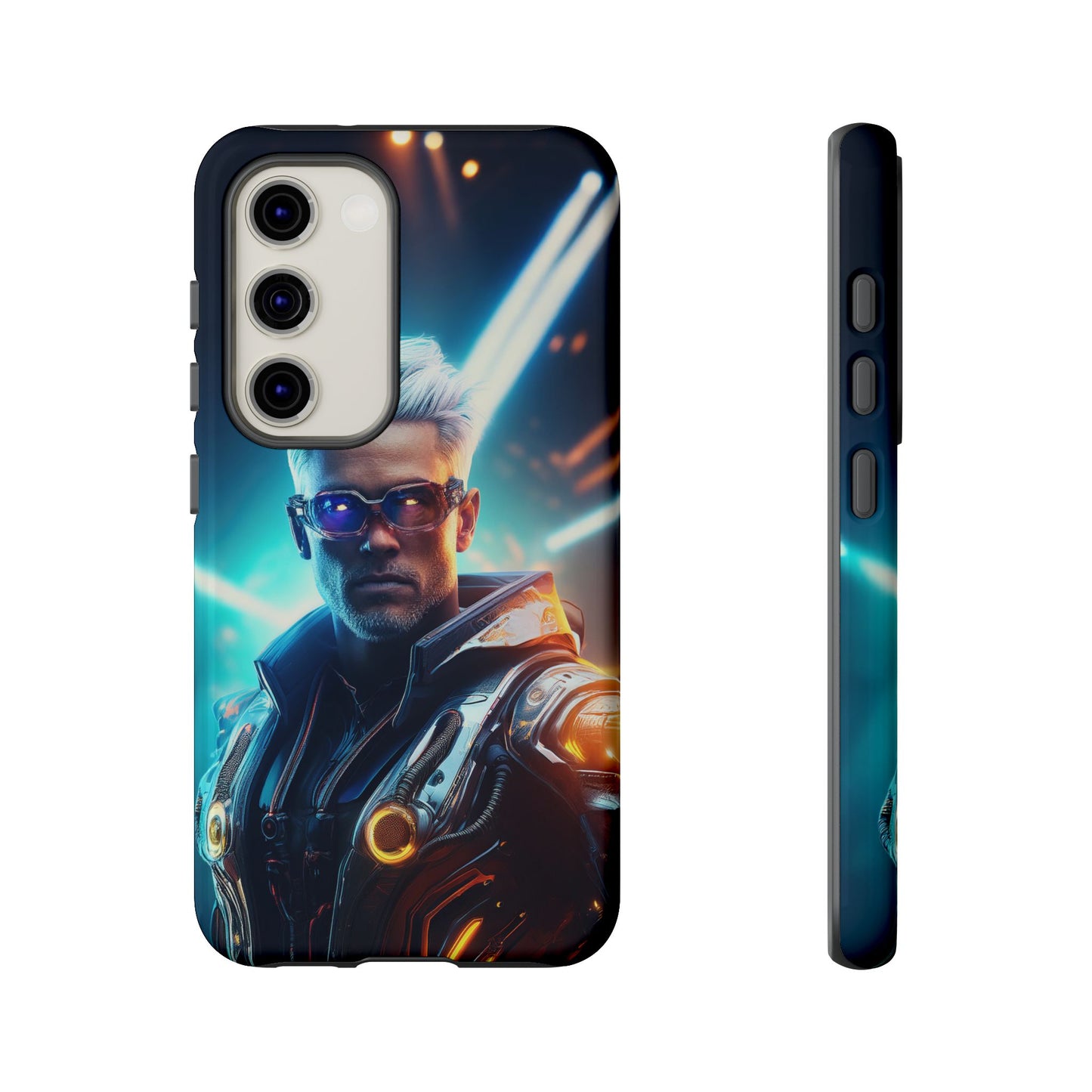 Futuristic Cyberpunk Male Cell Phone Case 013