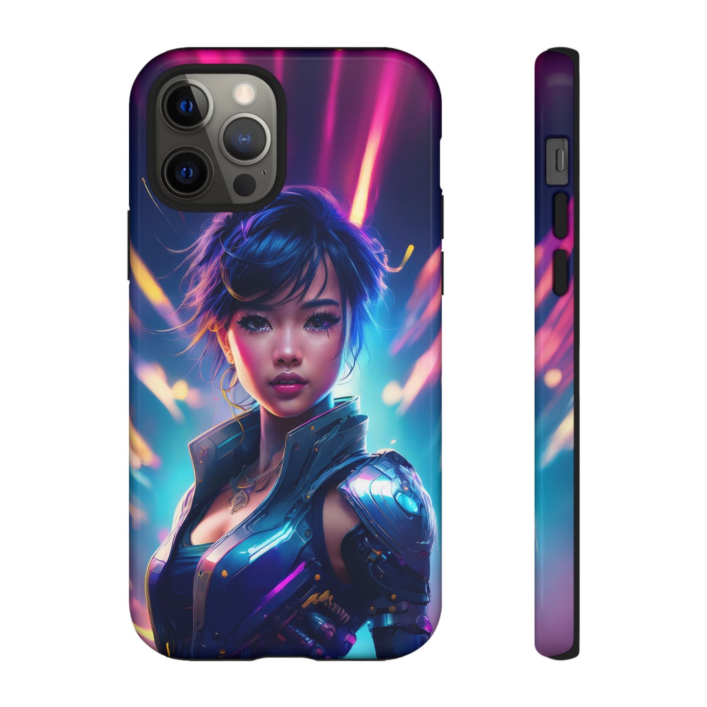 Futuristic Cyberpunk Female Cell Phone Case 024