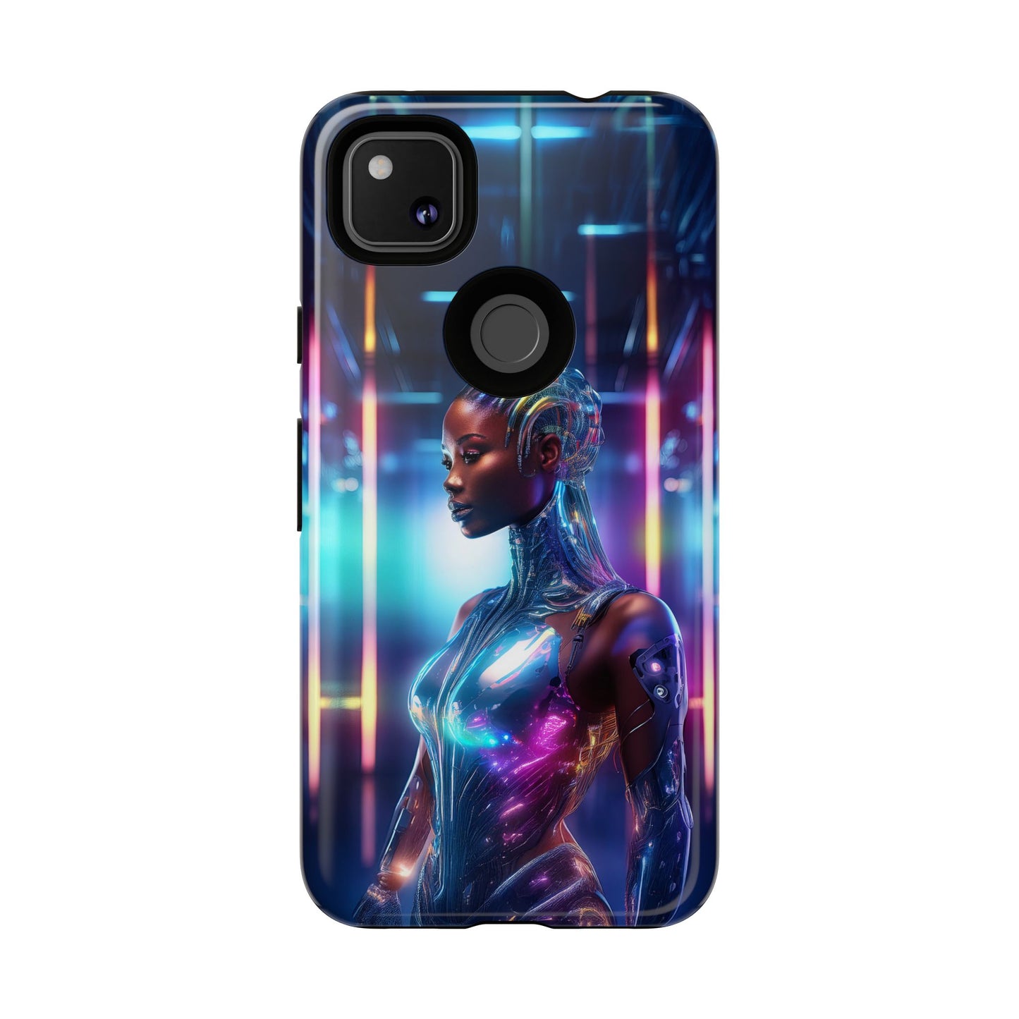 Futuristic Human Android Hybrid Cell Phone Case 014